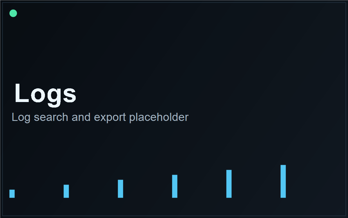 NullNexus logs interface